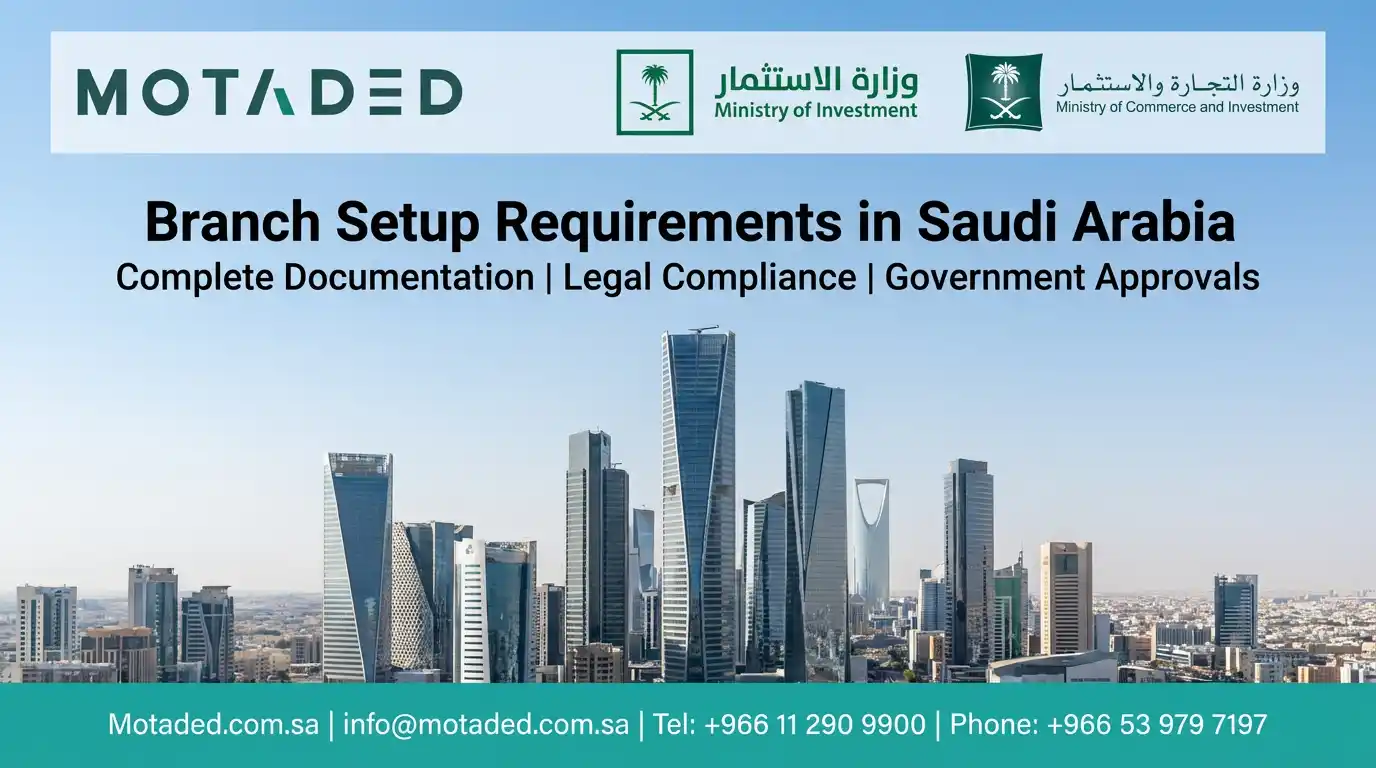 Establishing a Foreign Company Branch in Saudi Arabia 2026 | Full Guide - Motaded