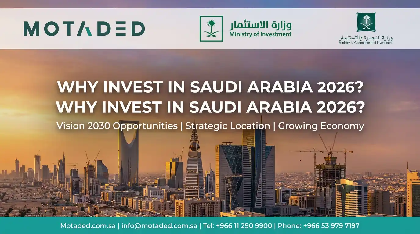 Why Invest in Saudi Arabia 2026? | Investment Sovereignty Guide - Motaded